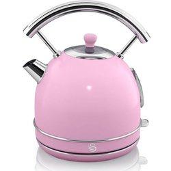 Swan Retro Hervidora de Agua 1.8L 3000W Rosa