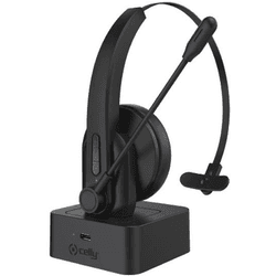 sw headset wirelessmono black