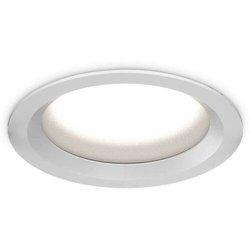 Basic IP65 Downlight led Empotrable Redondo Integrado Blanco Mate 1550Lm 3000K - Ideal Lux