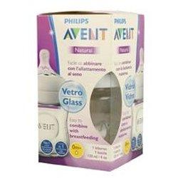 Biberón AVENT Natural (120 ml - Cristal)