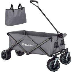 Carrito De Mano Plegable Heidrun Con 80 Kg De Capacidad De Carga - Gris