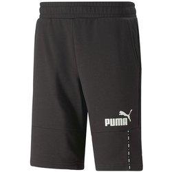 Pantalones puma essentials block tape hombre black