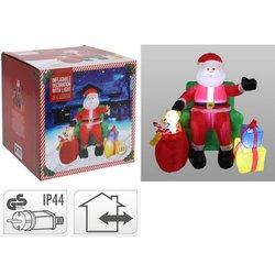 Papá Noel Lifetime 120 cm Hinchable Luz LED