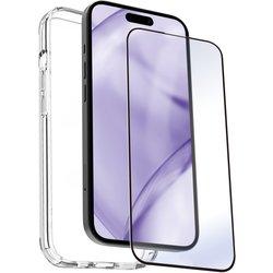 Myway funda compatible con apple iphone 15 pro + protector pantalla vidrio templado plano