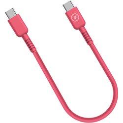 Muvit for change cable Tipo C a Tipo C 3A/60W 0.2m magenta