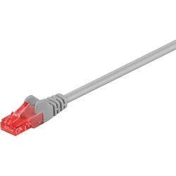 Microconnect Cat6 UTP 1m cable de red Gris