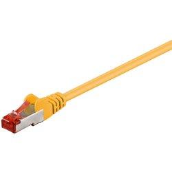 Microconnect SSTP CAT6 3M cable de red Amarillo