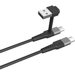 Cable muvit for change usb-c 60w negro 1,2 m