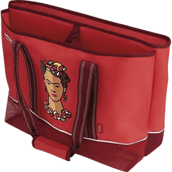 Bolsa Térmica Playa 30L Jata HPOR7030 Frida 2 Bolsillos Interiores Aislante Frío/Calor Rojo