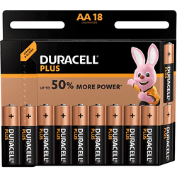 Pilas AA - Duracell Plus Power Alcalino 1.5V, Pack 18