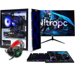 Portátil Gaming NITROPC Pack Gold Plus (AMD Ryzen 5 5600X - RTX 3050 8GB - RAM: 16GB - M.2 1TB - 24" )