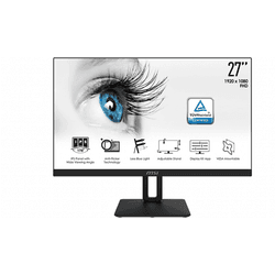 monitor msi pro mp271p 27” fhd  1920 x 1080   75hz 5ms  hdmi  negro