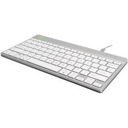 R-Go Tools Compact Break RGOCODEWDWH teclado USB QWERTZ Alemán Blanco