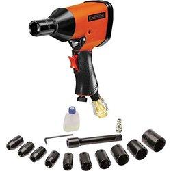 Black&decker klucz udarowy pneumatyczny 1/2"+ nasadki 10szt