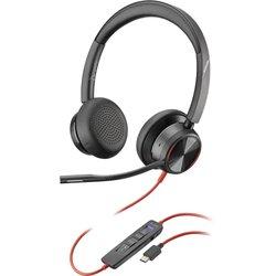 POLY Blackwire 8225 Auriculares Alámbrico Diadema Oficina/Centro de llamadas USB Tipo C Negro