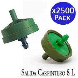 Gotero NETAFIM 4 Litros/Hora Autocompensante Salida Carpintero Pack 2500 NETAFIM