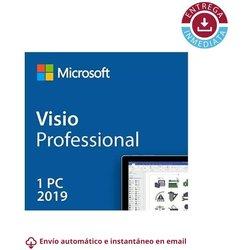 Licencia Microsoft Visio Professional 2019 para 1 PC