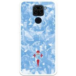 Funda Licencia Oficial RC Celta Escudo Fondo Hinchada para Xiaomi Redmi Note 9