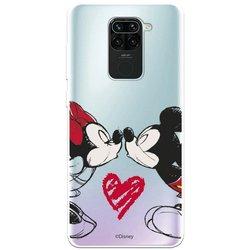 Funda Oficial Clásicos de Disney Mickey y Minnie Beso para Xiaomi Redmi Note 9