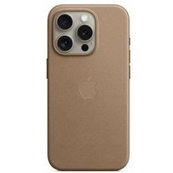 iphone 15 pro woven case taupe