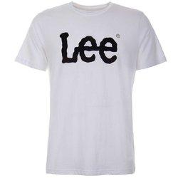 Camiseta lee wobbly logo white