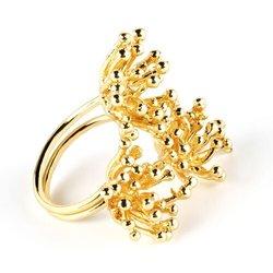 Shabama Deyá Flower anillo #oro brillo