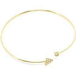 Rígida coney pulsera #oro brillo 1 u