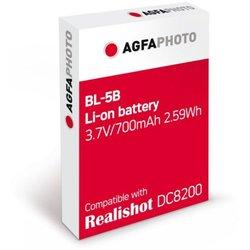 Agfaphoto ABL5B Batería Li-on Compatible con Cámara Compacta Agfa DC8200