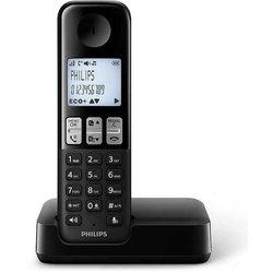 Teléfono Fijo PHILIPS D2501B/34 Negro