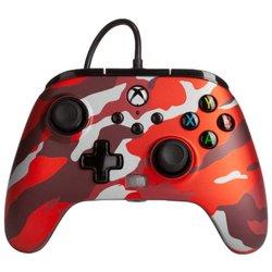 Controlador con cable - Camuflaje rojo metálico - Xbox One / PC