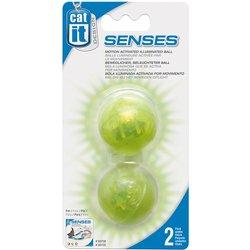 Catit Design Senses Super Roller Circuito - Pelotas luminosas verdes de repuesto (2 unidades)