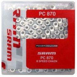 Sram Cadena Pc870 114 Eslabones Powerlink 8 Velocidades