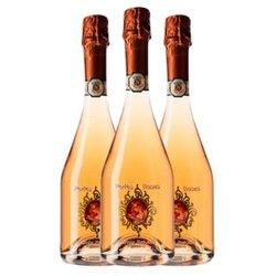 Naveran Perles Roses Brut Cava Joven 75 Cl 12.5% Vol. (pack De 3 Unidades)