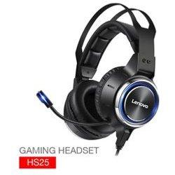 Cuffie Lenovo Gamer Hs25 Con Microfono Nero