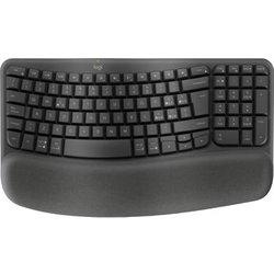 Logitech Wave Keys Teclado Rf Wireless + Bluetooth Qwerty Italiano Grafito