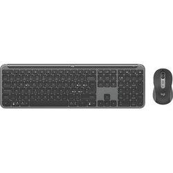 Logitech Mk950 Signature Slim Teclado Ratón Incluido Oficina Rf Wireless + Bluetooth Qwerty Italiano Grafito