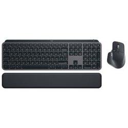 Logitech Mx Keys S Combo Teclado Ratón Incluido Oficina Rf Wireless + Bluetooth Azerty Belga Grafito