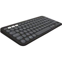 LOGITECH Pebble Keys 2 K380s teclado RF Wireless Bluetooth QWERTY Italiano Grafito