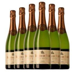 Codorníu Roger De Flor Brut Nature Cava Joven 75 Cl 11.5% Vol. (pack De 6 Unidades)