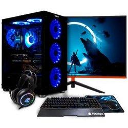 Nitropc Pack Platinum AMD Ryzen 7 7700X/32GB/2TB SSD/RTX 4060 + Monitor 27" FullHD Curvo