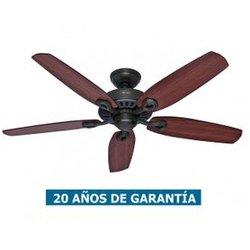 Ventilador De Techo Hunter 50567 Builder Elite 132 Cereza O Nogal Amarillo / Bronce