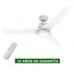 Ventilador De Techo Hunter Con Luz 50626 Harmony Blanco