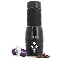 Sogo cafetera manual 1 taza negra