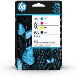 Hp 950 + 951 pack de 4 cartuchos de tinta originales - 6zc65ae