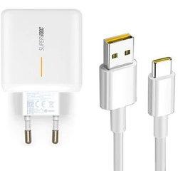 Kit Cargador y Cable Fast Charge PHONECARE para Oppo A95 5G (65W - USB-C - Blanco)