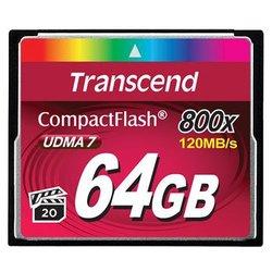 Transcend 64gb 800x Cf Compactflash Mlc