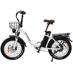 DRVETION CT20 Bicicleta Eléctrica Motor 750W Batería 48V/10Ah Autonomía 35-45km Blanco Perla