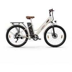 OneSport OT18-3 Bicicleta Eléctrica Motor 250W Batería 36V/14.4Ah Autonomía 40km Ruedas 26" Blanco