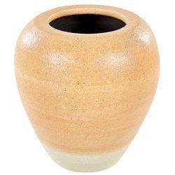 Terracota Jarrón decorativo 34 Naranja Beige BELIANI Skione