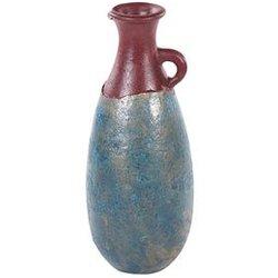 Terracota Jarrón decorativo 50 Azul Marrón BELIANI Velia